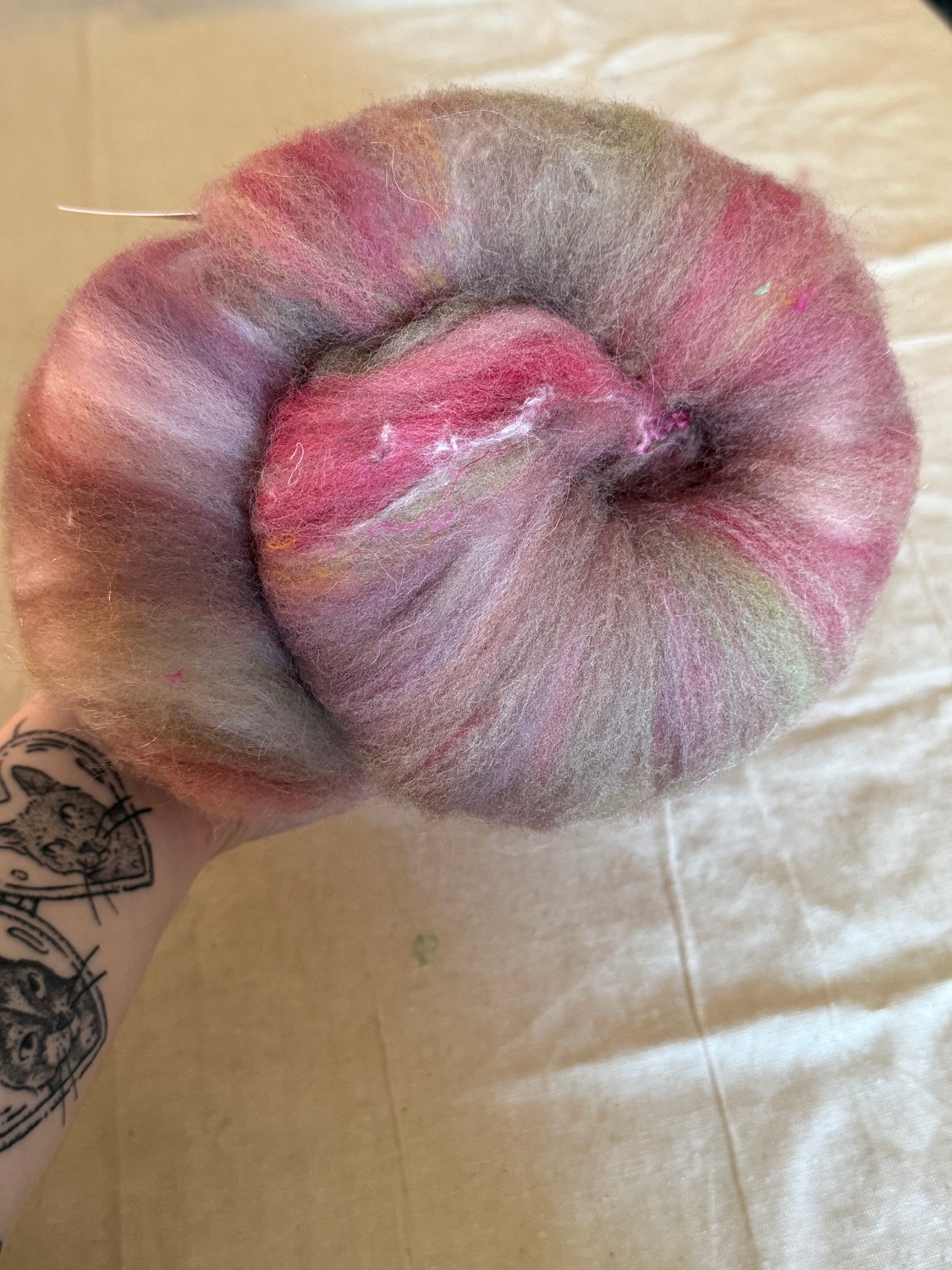 Art Batt — Domestic Wool / Silk / Locs