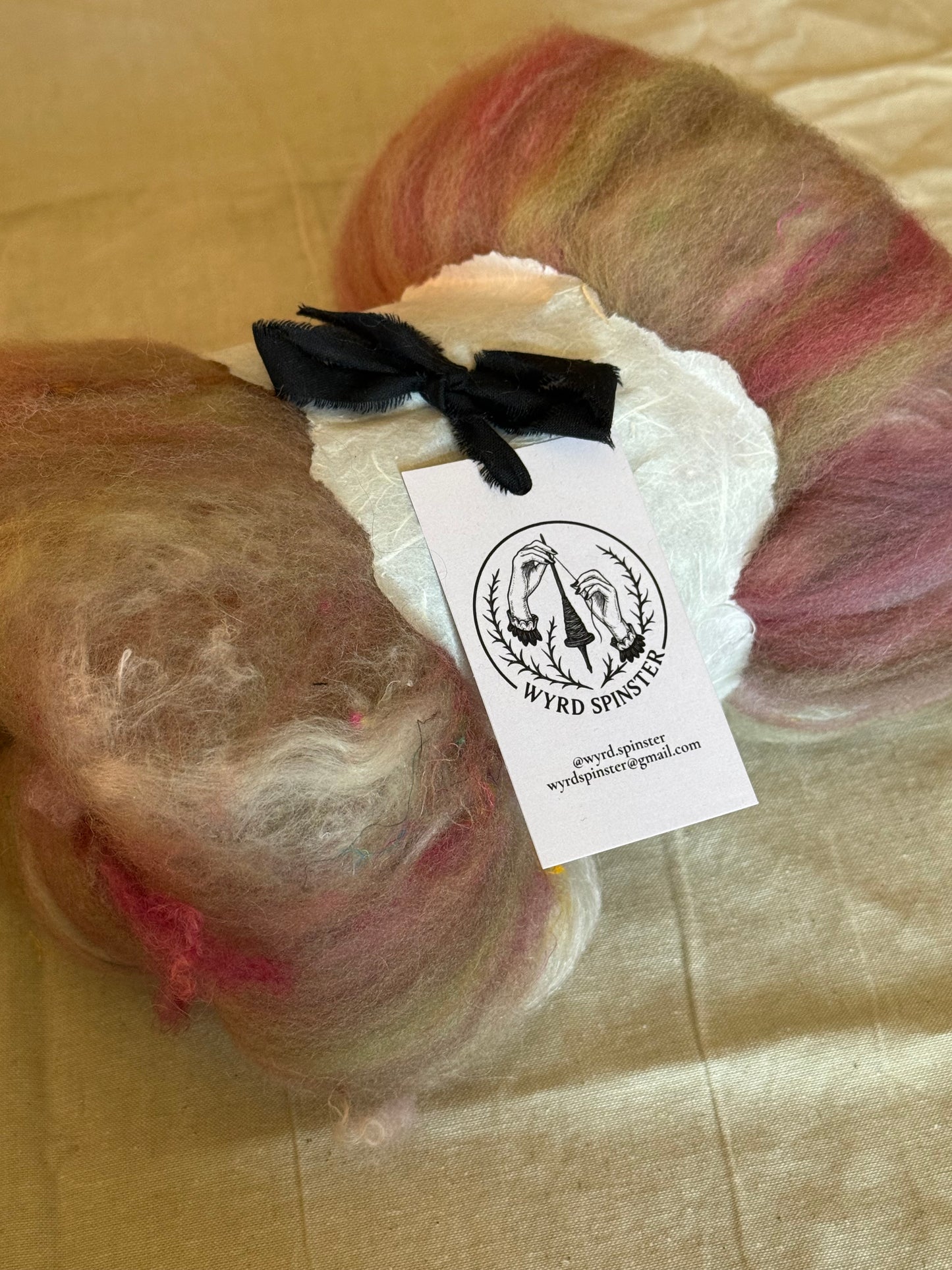 Art Batt — Domestic Wool / Silk / Locs